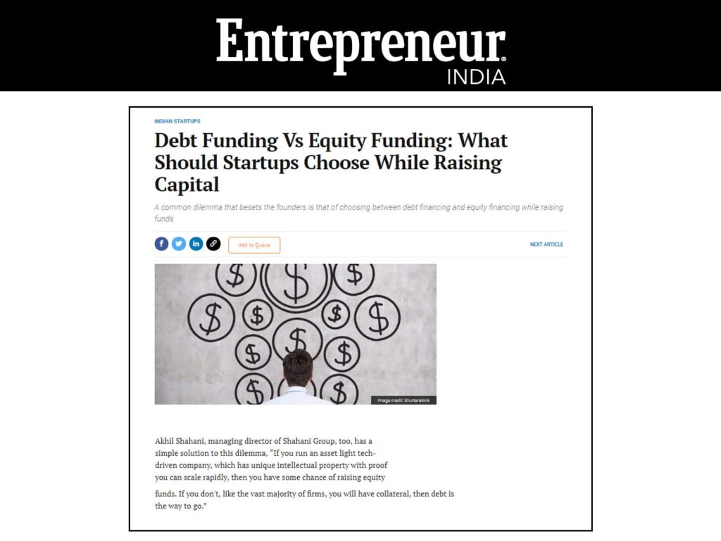 Debt Funding Vs Equity Funding: What Should Startups Choose While Raising Capital