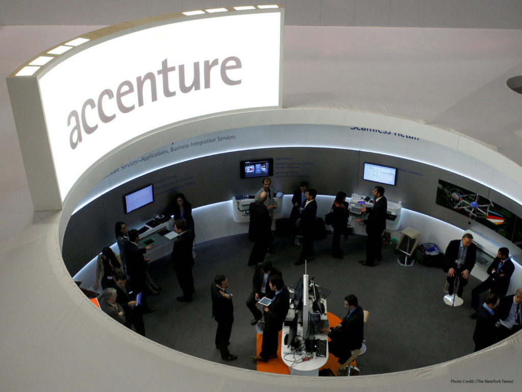 Accenture the largest buyer of companies in last year