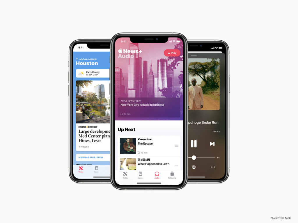 Apple news launches new audio features