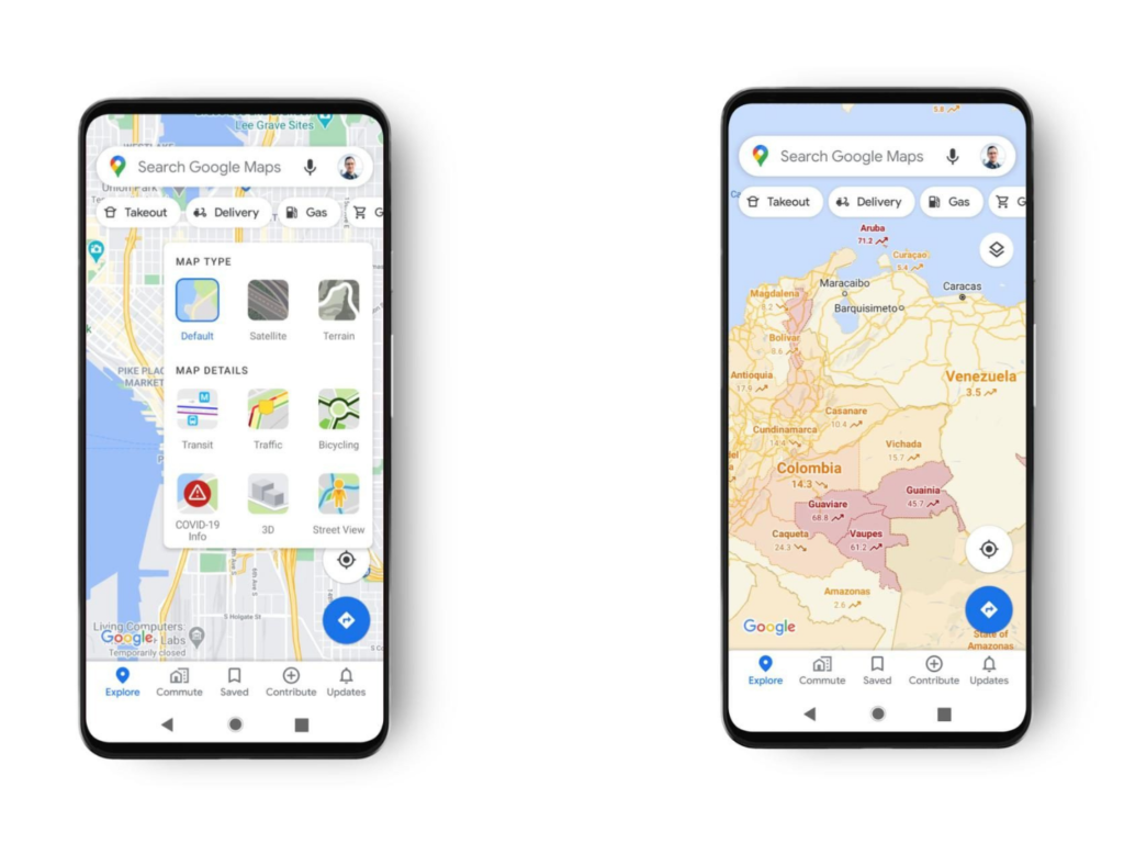 Google Maps adds COVID layer for safe travel in 220 countries