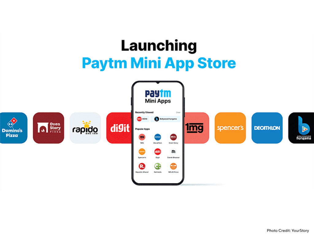 Digital payments firm Paytm has launched mini app store