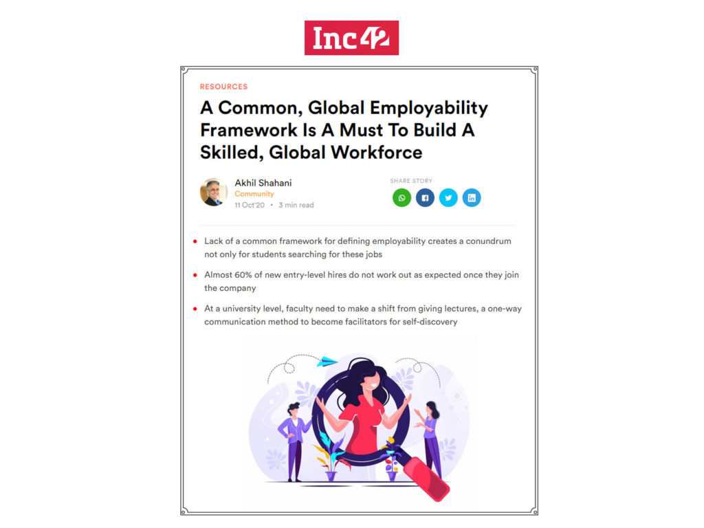Global Employability Framework Is A Must To Build A Skilled, Global Workforce