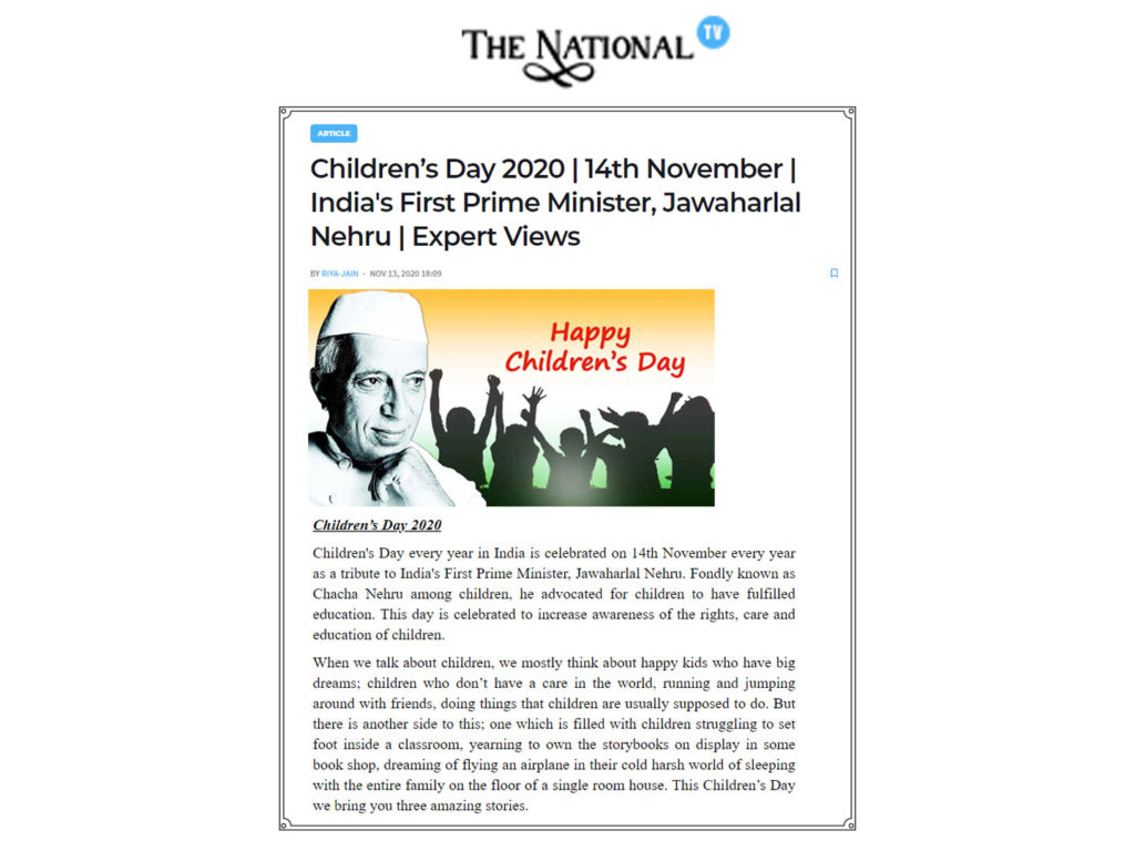 Children’s Day 2020 | Expert Views