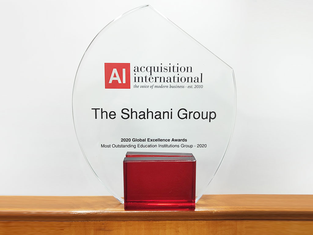 The Shahani Group wins award for “Most Outstanding Education Group 2020