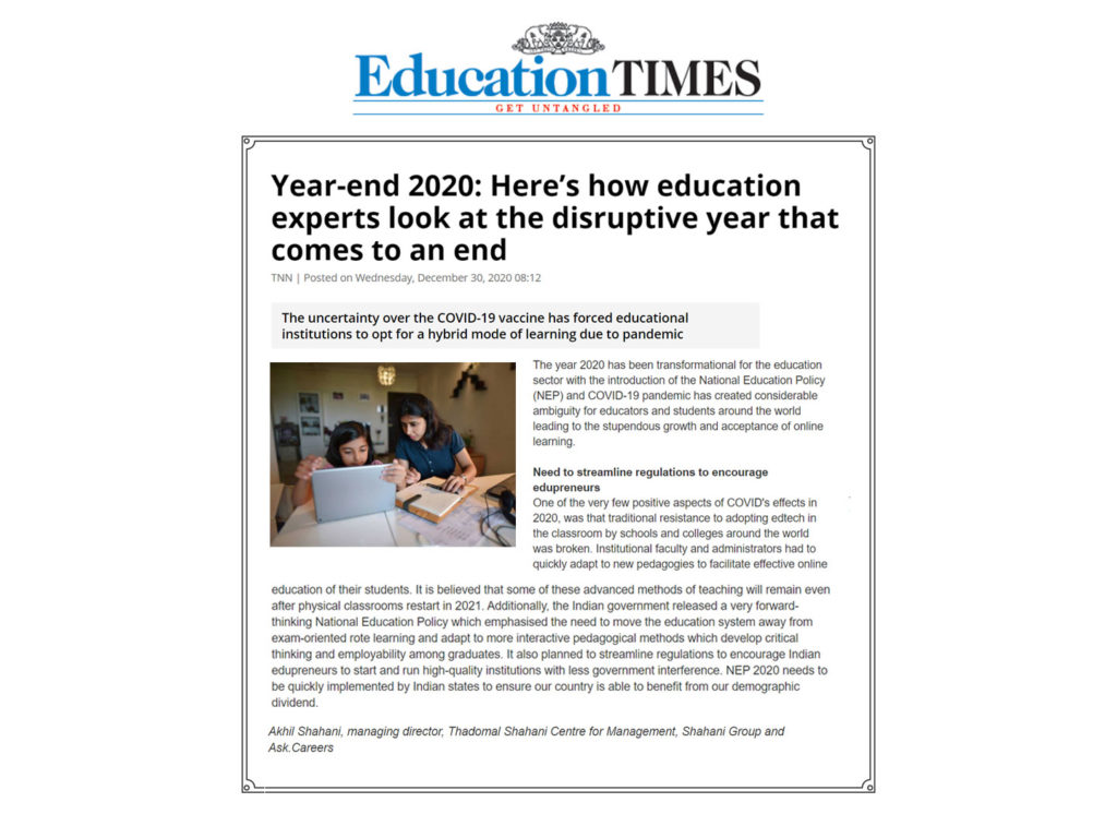 Year-end 2020: Here’s how education experts look at the disruptive year that comes to an end