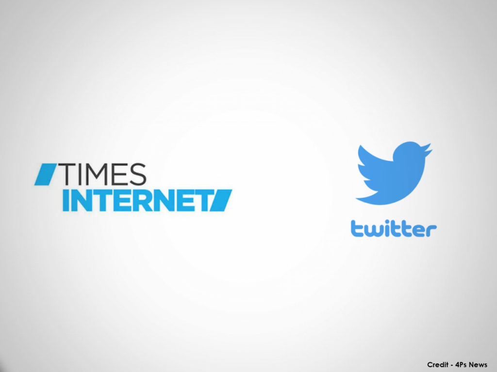 Twitter partnered Times internet to offer content led solutions