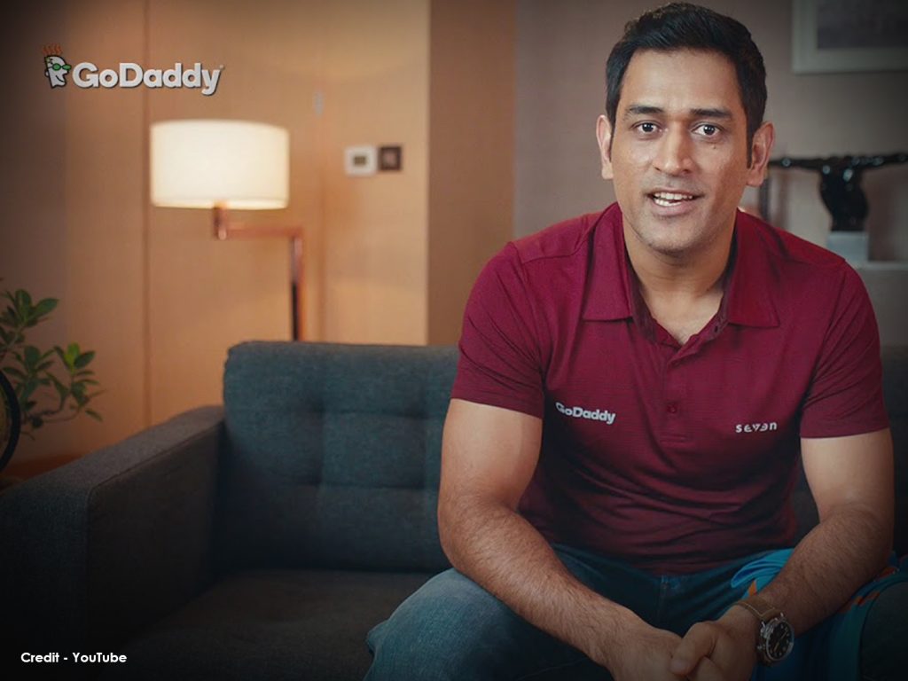 GoDaddy joins Dhoni to empower small businesses