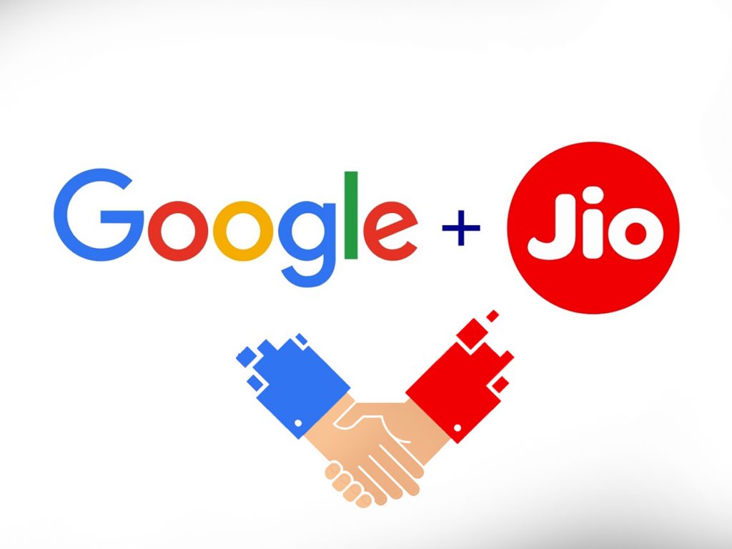 Jio partnered with Google for manufacturing phones