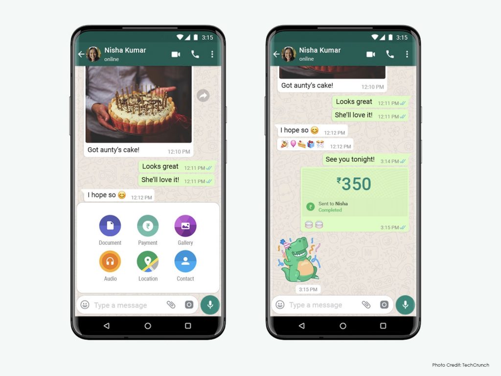 WhatsApp making changes in payment services