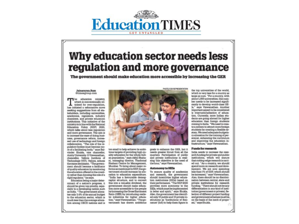 Why education sector needs less regulation and more governance