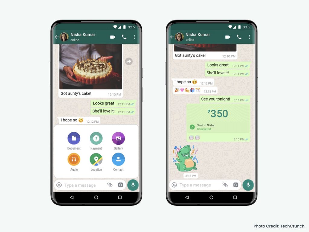 WhatsApp rolls out UPI based payments feature