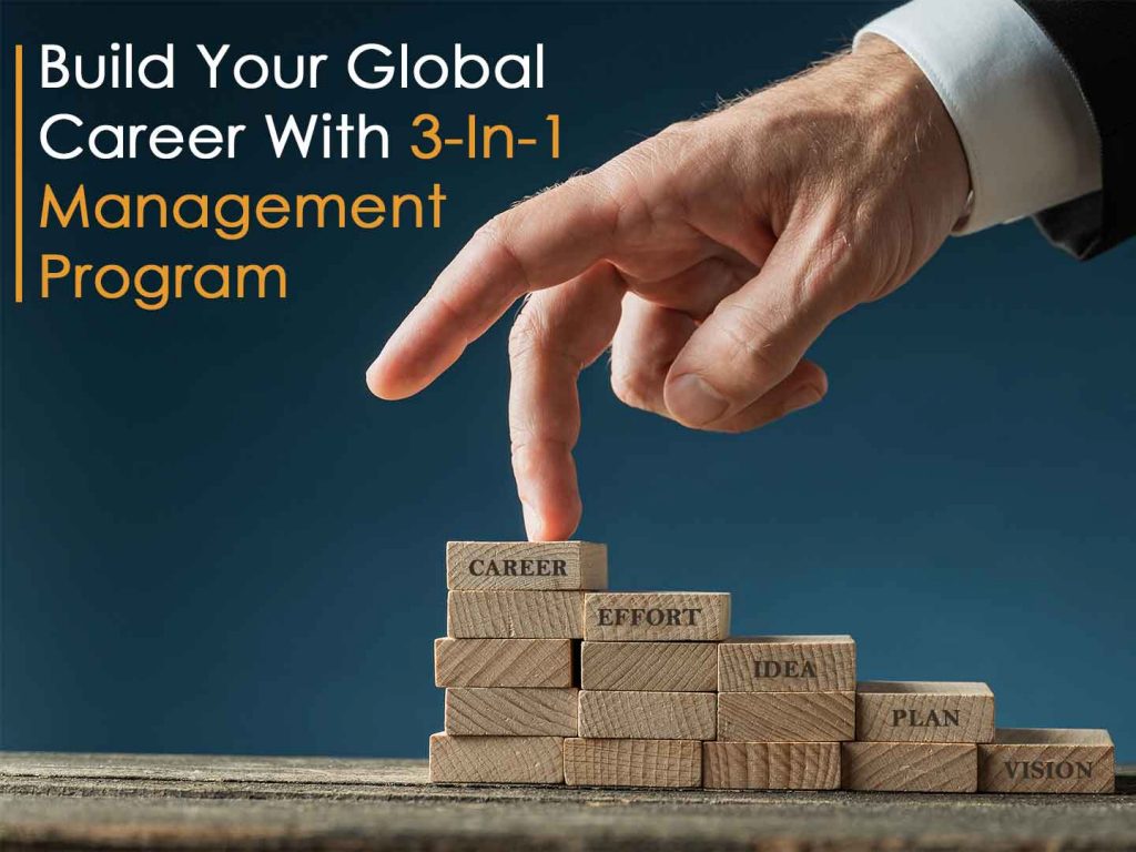 Expand your possibilities of becoming a Qualified Manager with 3 in1 Management Program