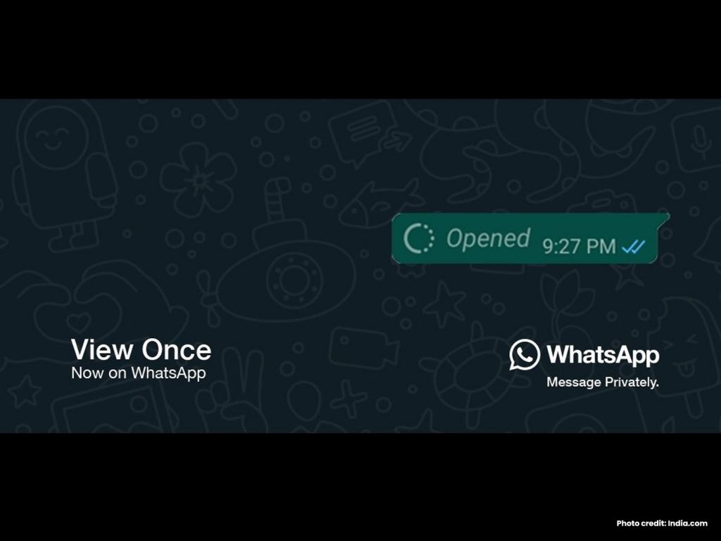 WhatsApp rolls out view once feature