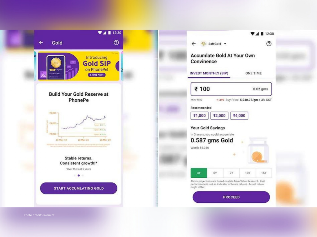 PhonePe launches UPI SIP for gold investments