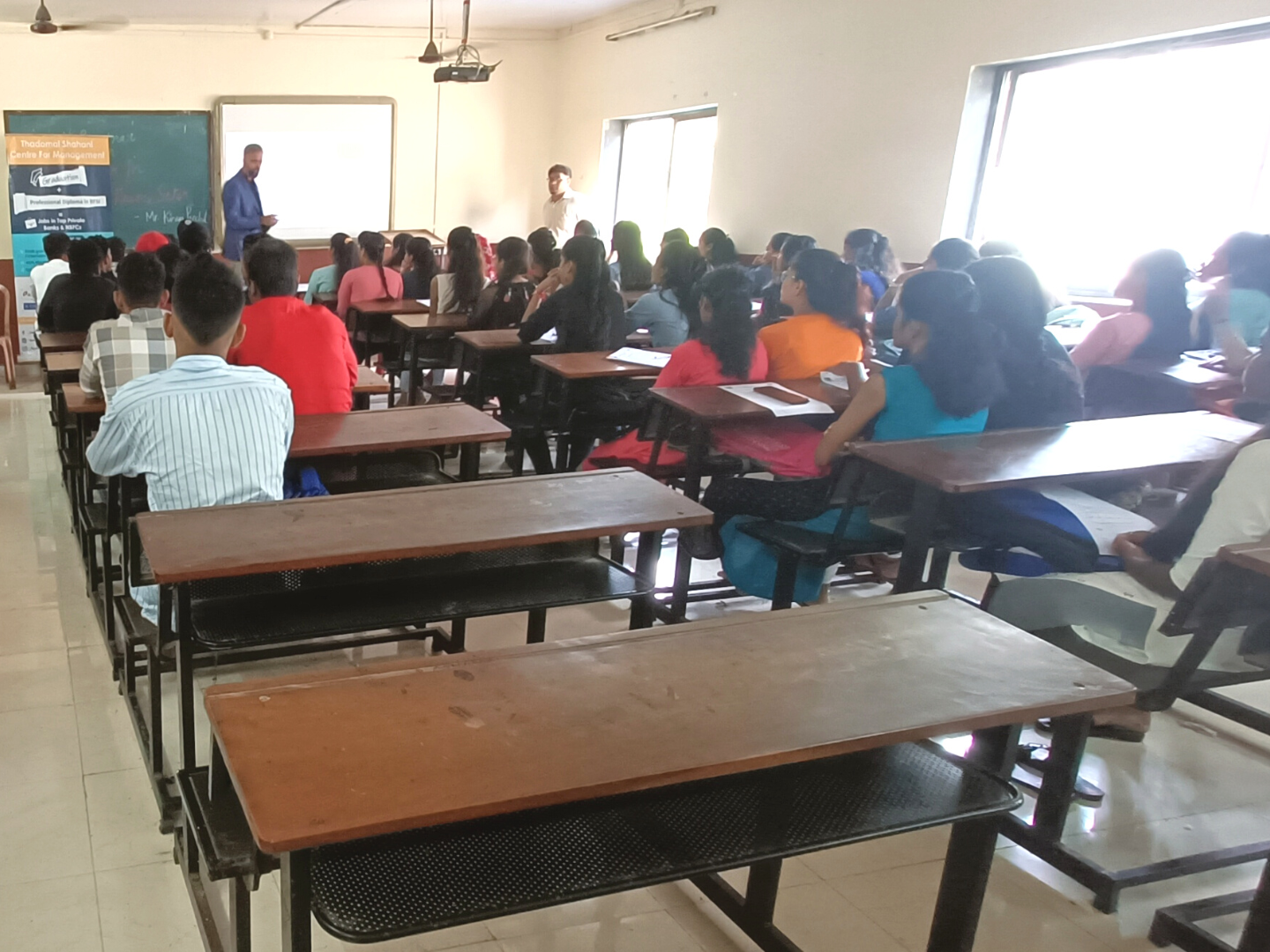 BFSI Seminar for students at D.V.S College