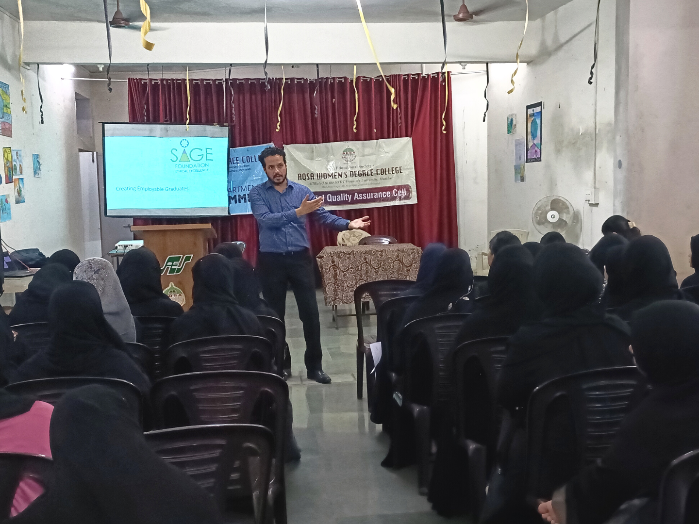 BFSI Seminar at Aqsa Women’s Degree college