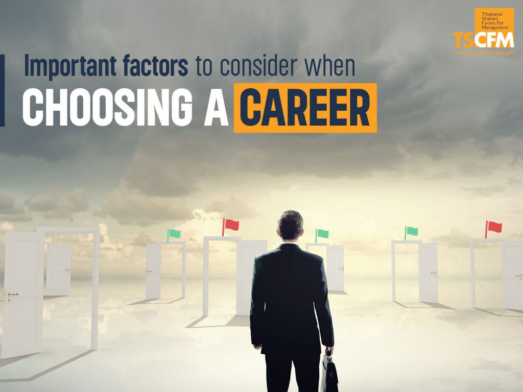 Things you should look before choosing a Career