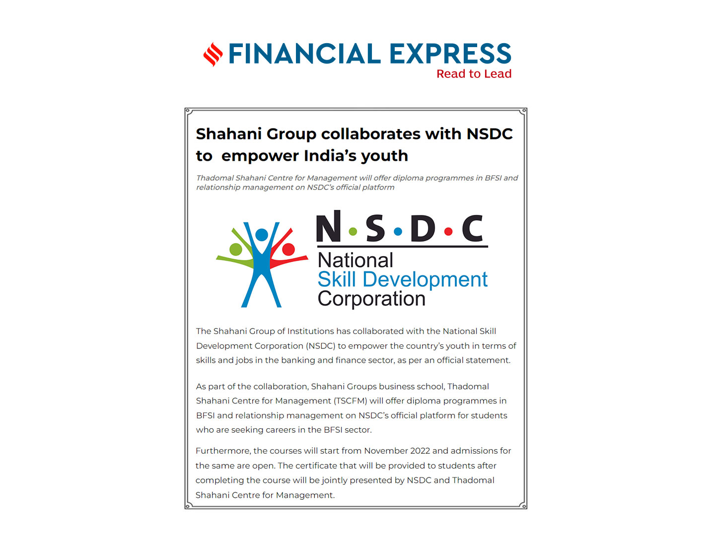 shahani-group-collaborates-with-nsdc-to-empower-india-s-youth