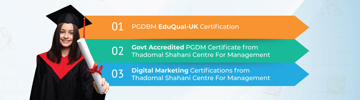 Certificates of PGDM in Marketing in India