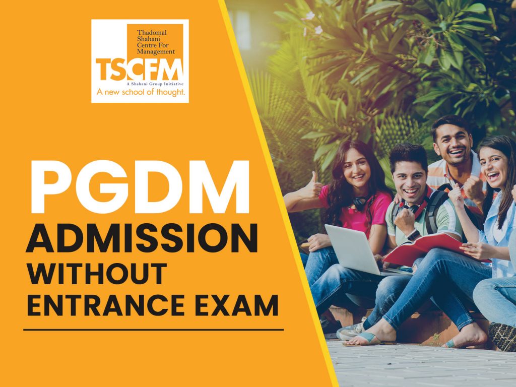 A PGDM without an entrance exam
