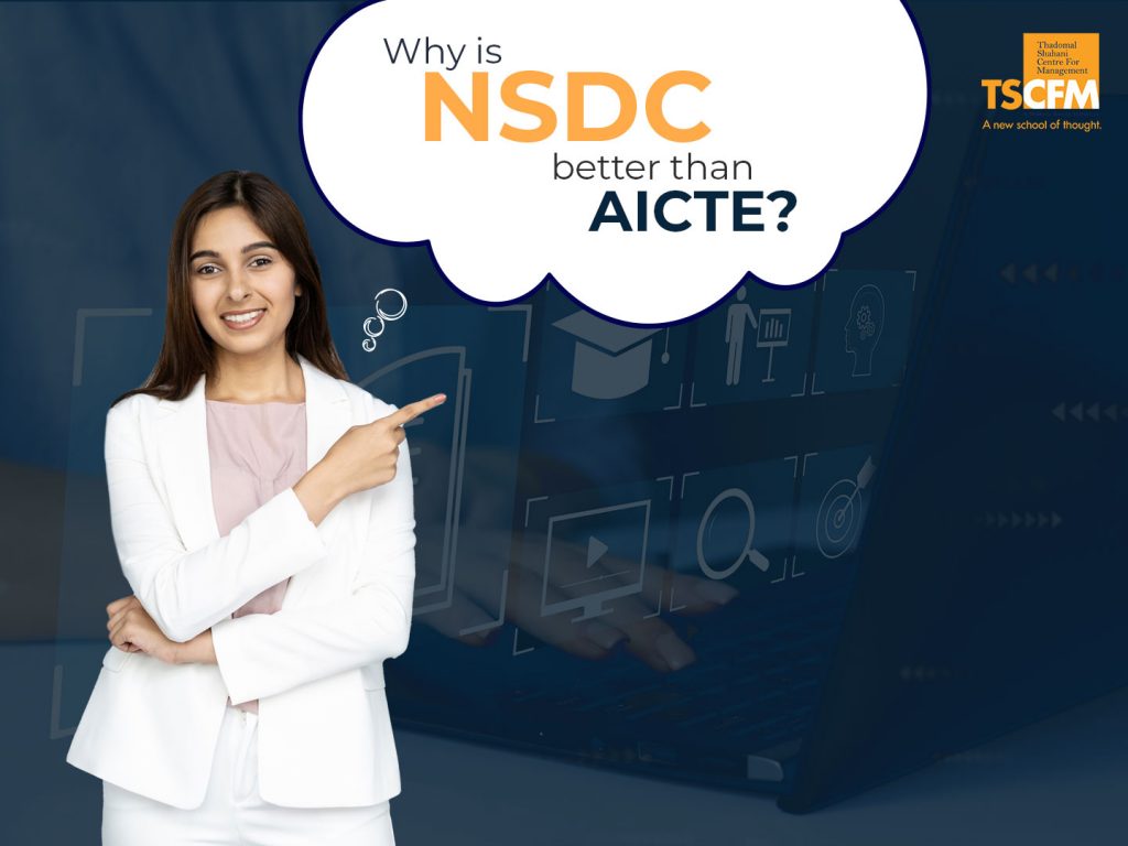 why NSDC better than AICTE