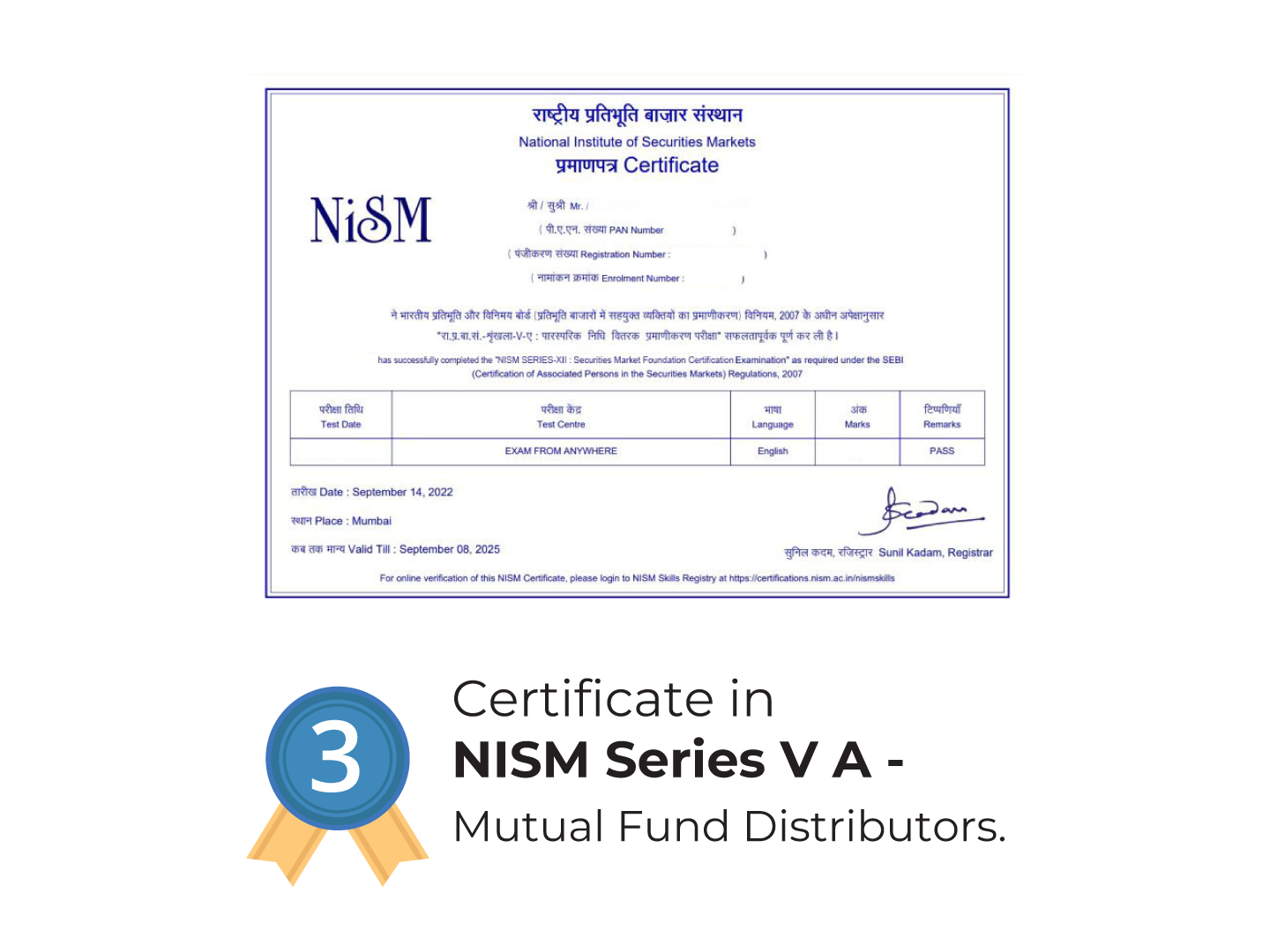 nism-certificate