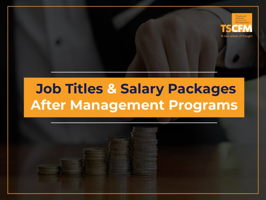 What are the Job titles & salary packages in different sectors after MBA Program?