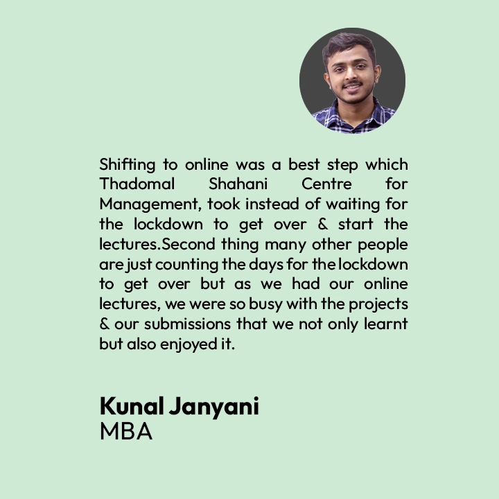 Kunal Janyani real stories of tscfm mba student (1)